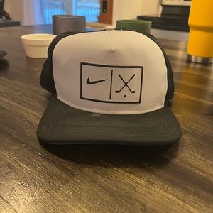 Nike Golf Adjustable Hat - Black and Silver/Grey